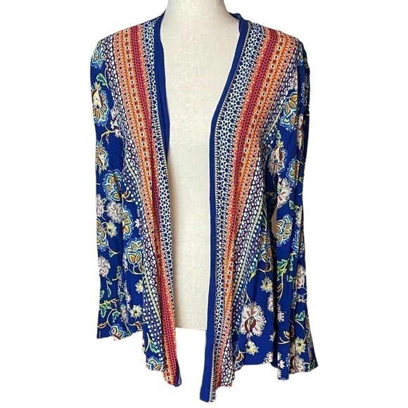 Anthropologie Fig and Flower Boho kimono Size XL - Picture 2 of 6